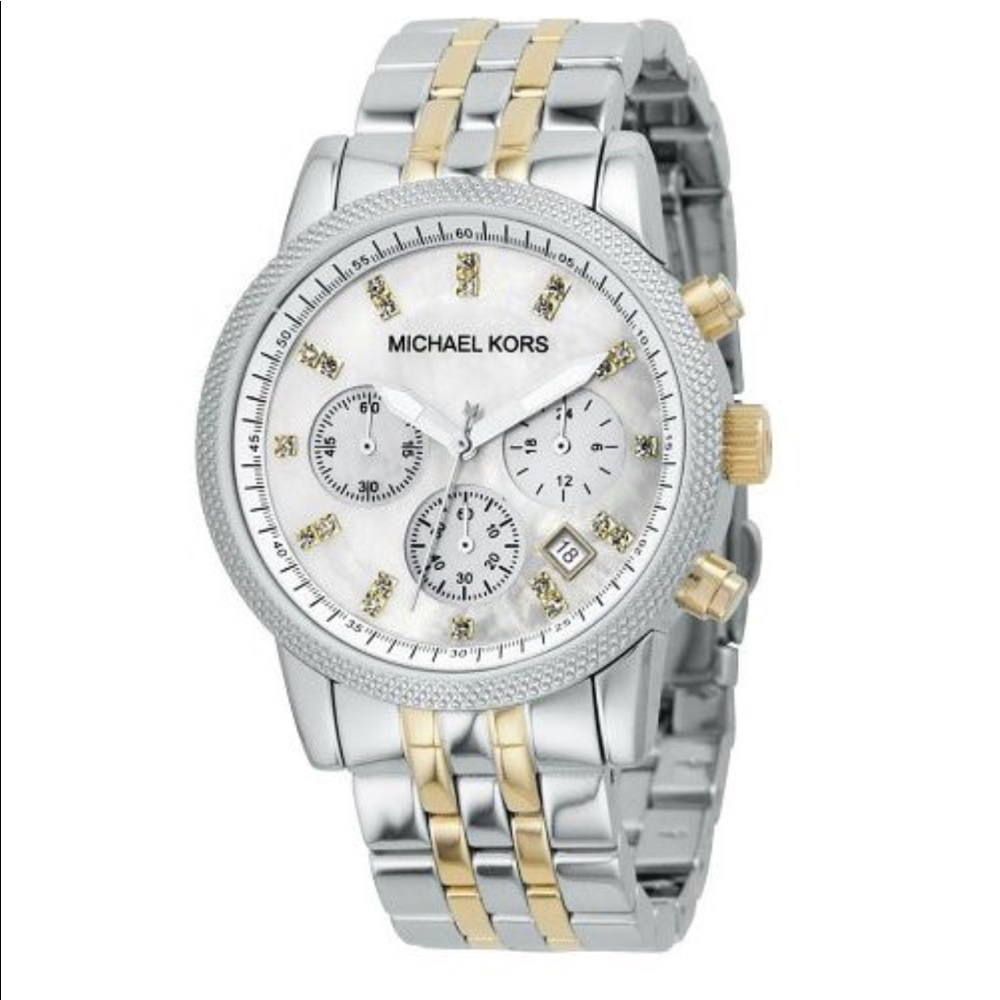 Michael Kors Silver/Gold Ritz Watch